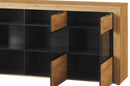 Kama 47 Display Sideboard Cabinet in Camargue Oak