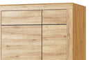 Kama 70 - 2 Door Wardrobe 97cm in Camargue Oak