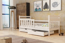 Wooden Single Bed Kasia With Storage