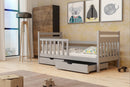Wooden Single Bed Kasia With Storage