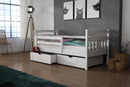 Wooden Single Bed Kate with Storage