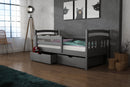 Wooden Single Bed Kate with Storage