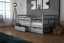 Wooden Single Bed Kate with Storage