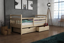 Wooden Single Bed Kate with Storage