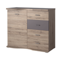 Grenada Sideboard Cabinet in San Remo Oak/Cappuccino