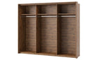 Livorno 72 Sliding Door Wardrobe 270cm in Wotan Oak and White