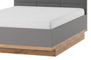 Livorno 66 Bed 160cm in Wotan Oak and Grey