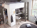 Cabin Bed Tom with Wardrobe and Computer Desk
