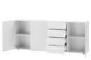Lucca 03 Sideboard Cabinet with Drawers 200cm