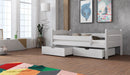 Wooden Bed Maciej with Storage