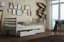 Wooden Single Bed Melanie with Storage