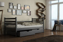 Wooden Single Bed Melanie with Storage