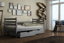 Wooden Single Bed Melanie with Storage