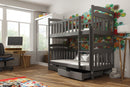 Wooden Bunk Bed Michas with Storage