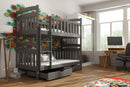 Wooden Bunk Bed Michas with Storage