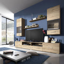 Wall Unit Sarah 09 in Oak San Remo
