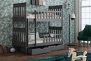 Wooden Bunk Bed Oliver with Storage