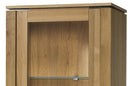 Oslo 10/11 Tall Display Cabinet in Golden Oak
