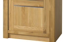 Oslo 10/11 Tall Display Cabinet in Golden Oak