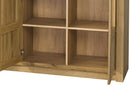 Oslo 48 Display Sideboard Cabinet in Golden Oak