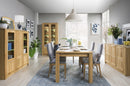 Oslo 12 - 2 Door Tall Display Cabinet in Golden Oak