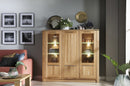 Oslo 48 Display Sideboard Cabinet in Golden Oak