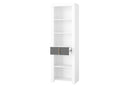 Picolo 01 Tall Bookcase in White