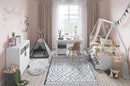 Picolo 11 Kids Bed with Drawer in White and Grey