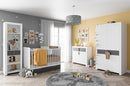 Picolo 03 - 2 Door Wardrobe 106cm in White