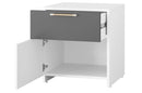 Picolo 08 Bedside Table in White