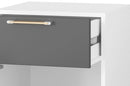 Picolo 08 Bedside Table in White