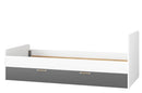 Picolo 11 Kids Bed with Drawer in White and Grey