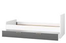 Picolo 11 Kids Bed with Drawer in White and Grey