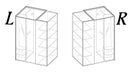 Play PL-00L Corner Walk In Wardrobe - Left