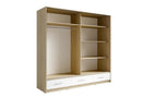 Porto Sliding Door Wardrobe 220cm