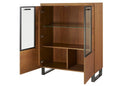 Pratto 15 Display Cabinet in Rustic Oak