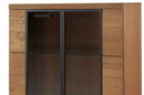 Pratto 15 Display Cabinet in Rustic Oak
