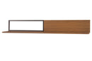 Pratto 35 Wall Shelf 180cm in Rustic Oak