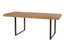 Pratto 40 Extending Dining Table in Rustic Oak