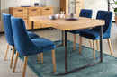 Pratto 40 Extending Dining Table in Rustic Oak