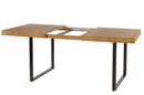Pratto 40 Extending Dining Table in Rustic Oak