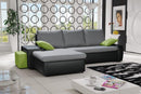 Senso Corner Sofa Bed with Pouf