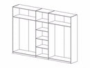 Hektor 21 5 Door Wardrobe 225cm in White Gloss