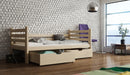 Wooden Single Bed Simon with Storage