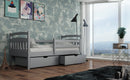Wooden Single Bed Solo with Storage