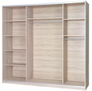 Twister 1 Sliding Door Wardrobe 225cm with Mirror