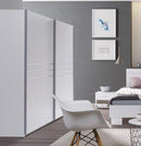 Como Sliding Wardrobe 212cm in White
