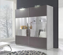Dione D01 2 Sliding Door Mirror Wardrobe 225cm