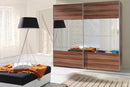 Twister 2 Sliding Door Wardrobe 225cm with Mirror