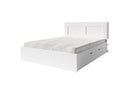 Tana 51 Bed with Storage 160cm in White